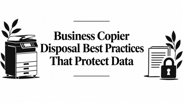 Business Copier Disposal Best Practices That Protect Data