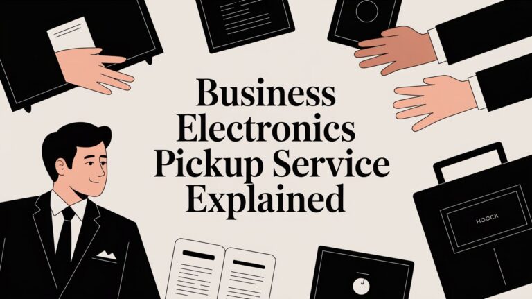 Business Electronics Pickup Service Explained