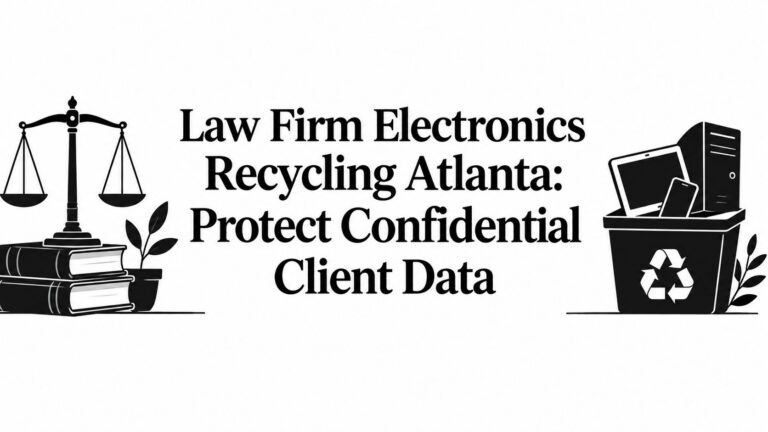 Law Firm Electronics Recycling Atlanta: Protect Confidential Client Data