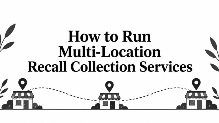 How to Run Multi-Location Recall Collection Services