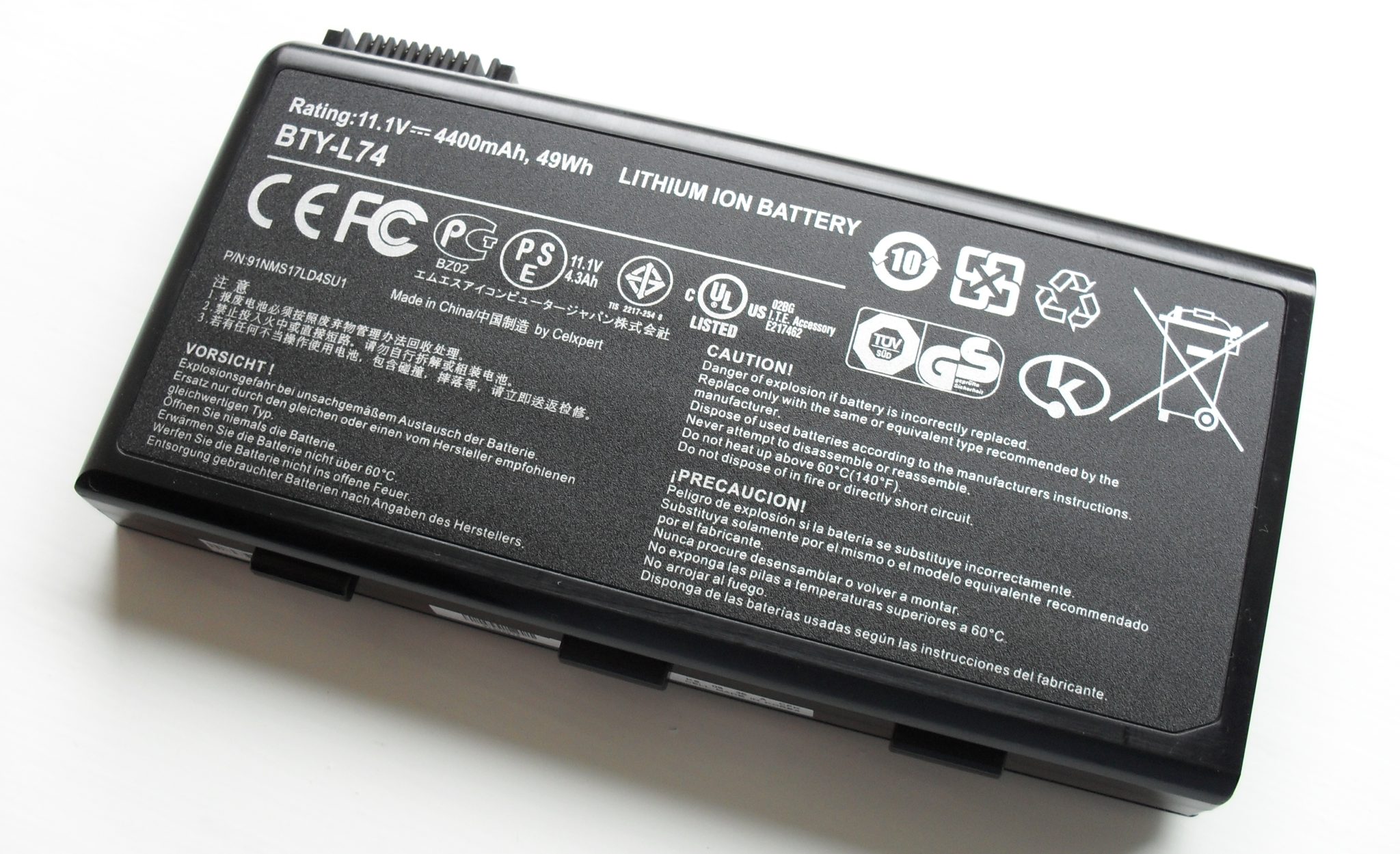 Loose Batteries Not Accepted Li-Lion Etc